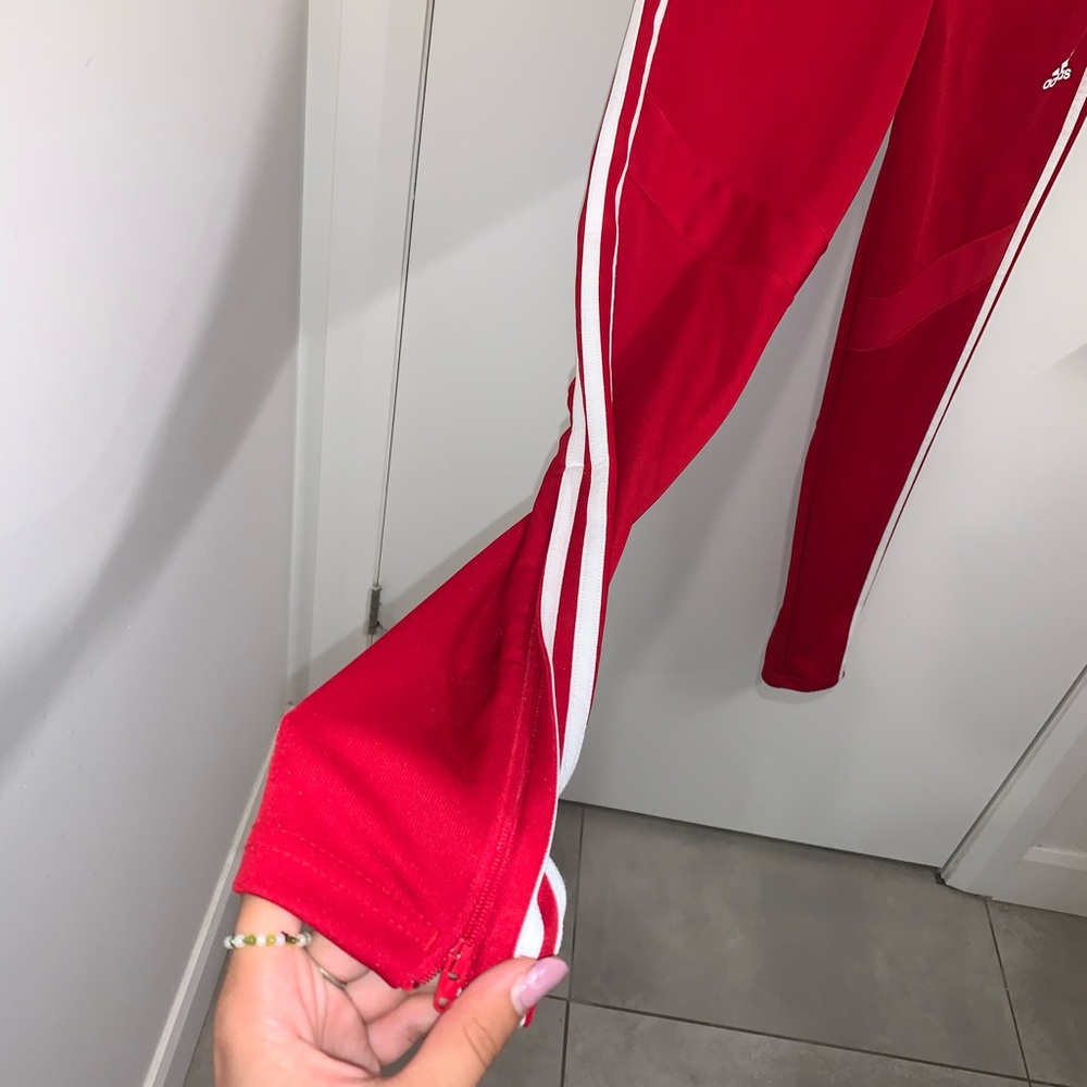2/$60 Red Adidas Track Pants for Women - Picture 6 of 6